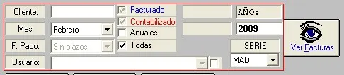 Captura de pantalla 2 — Ayuda WINTRANS: Gestor de facturas