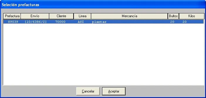 Captura de pantalla 4 — Ayuda WINTRANS: Gestor de facturas