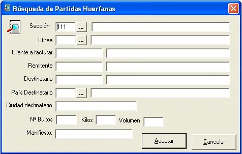 Captura de pantalla 2 — Ayuda WINTRANS: Asociar partidas huérfanas