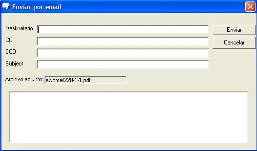 Captura de pantalla 8 — Ayuda WINTRANS: Air Way Bill (AWB)