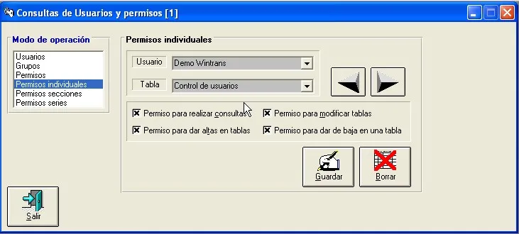 Captura de pantalla 10 — Ayuda WINTRANS: Usuarios