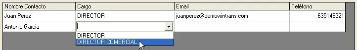 Captura de pantalla 8 — Ayuda WINTRANS: Entidades