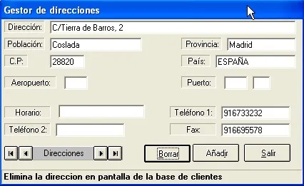 Captura de pantalla 10 — Ayuda WINTRANS: Entidades